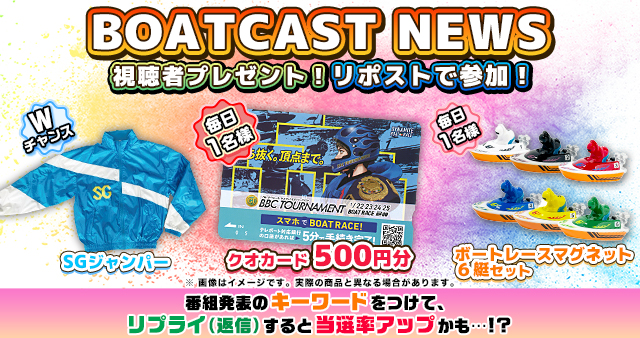 随時実施中！お得に楽しいボートレースのキャンペーン
