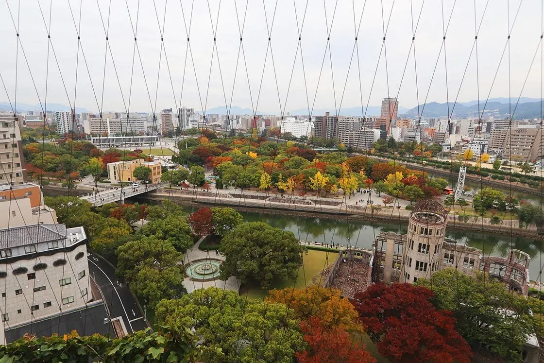 The view to the south