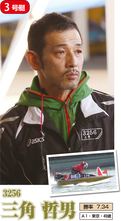 3号艇 3256 三角哲男