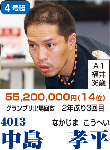 4号艇　4013　中島孝平