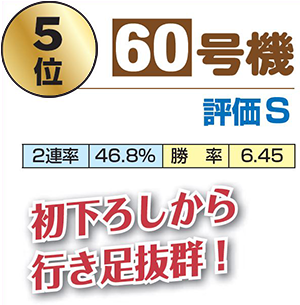 5位 60号機