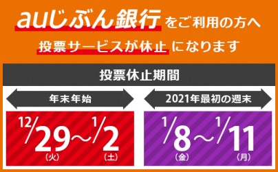 じぶん銀行投票サービス休止_修正4